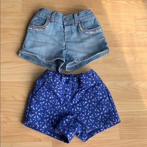 Toddler girls’ shorts - 2 pairs